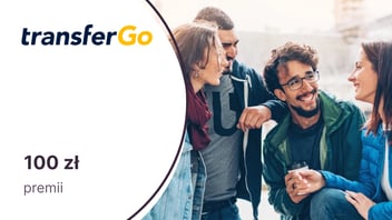 100 zł premii dla obecnego użytkownika w programie poleceń TransferGo