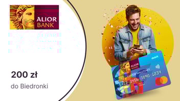200 zł do Biedronki dla zaproszonych klientów Kantoru Walutowego Alior Banku