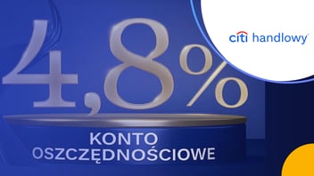 Konto Oszczędnościowe Citigold na 4,8% w promocji konta Citigold od Citi Handlowego