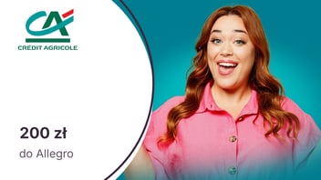 200 zł do Allegro z limitem w koncie i kartą kredytową maXima w Credit Agricole