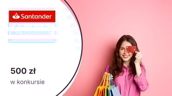 Premie pieniężne od 50 zł do 500 zł dla posiadaczy karty debetowej Mastercard Dopasowana od Santander Bank Polska