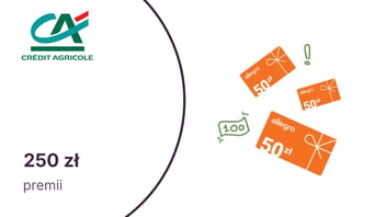 250 zł za Konto dla Ciebie GO! (13-17 l.) w Credit Agricole