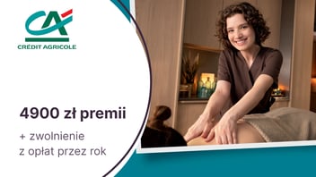 Do 4900 zł premii i brak opłat za Konto Biznes przez 12 miesięcy dla klientów firmowych banku Credit Agricole