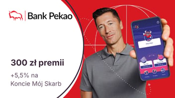 300 zł premii dla dziecka lub nastolatka za Konto Przekorzystne dla Młodych w Pekao SA + 5,5% dla oszczędności