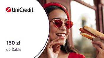150 zł do Żabki z bezpłatnym Kontem Easy w UniCredit