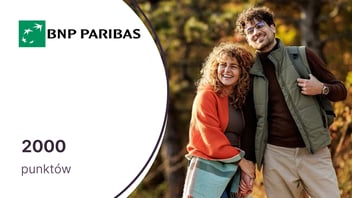 2000 punktów (25 zł) w Bezcennych Chwilach za zarejestrowanie w programie karty BNP Paribas