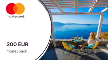 Do 200 euro moneyback za rezerwację noclegu na Booking.com z kartą Mastercard