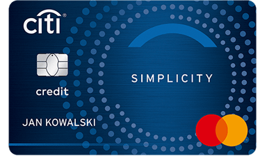 Wizerunek karty kredytowej Citi Simplicity