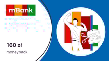 160 zł moneyback za płatności zagraniczne kartą debetową mBanku