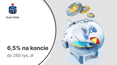 6,5% na Koncie Oszczędnościowym Plus w PKO BP