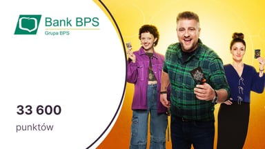 33 600 punktów (420 zł) dla nowych posiadaczy kart płatniczych Mastercard Banku BPS