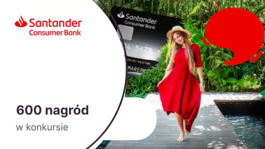 600 nagród w konkursie dla posiadaczy karty kredytowej Visa Santander Consumer Banku
