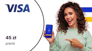 45 zł premii za opłacenie 3 rachunków metodą Visa Mobile