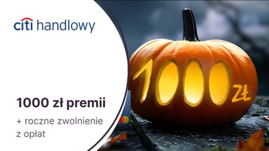 1000 zł premii za kartę kredytową Citi Simplicity w Citi Handlowym + zwolnienie z opłat przez rok