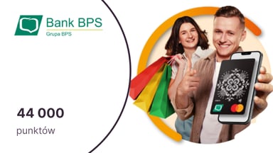44 000 punktów (550 zł) w Bezcennych Chwilach dla nowych posiadaczy kart płatniczych Mastercard Banku BPS