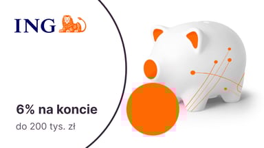 6% na Otwartym Koncie Oszczędnościowym dla nowych klientów ING Banku Śląskiego