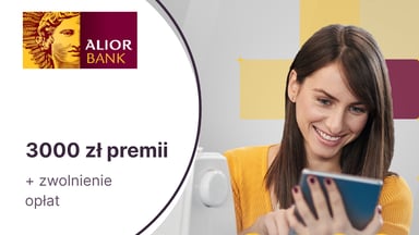 3000 zł premii z rachunkiem firmowym i kartą debetową Mastercard z Plusem od Alior Banku
