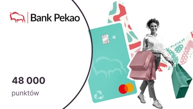 48 000 punktów (600 zł) w Bezcennych Chwilach dla nowych posiadaczy Karty Kredytowej z Żubrem w Pekao SA