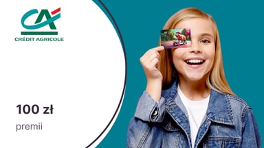 100 zł premii za Konto dla Ciebie Junior (7-12 l.) lub GO! (13-17 l.) w Credit Agricole
