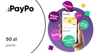 50 zł za wygenerowanie wirtualnej karty PayPo