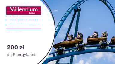 200 zł do Energylandii za Konto 360° Junior w Banku Millennium