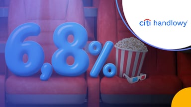 Konto Oszczędnościowe na 6,8% do 100 000 zł w Citi Handlowym