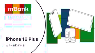 iPhone 16 Plus i inne nagrody w konkursie dla przedsiębiorców. Nagrody funduje mBank