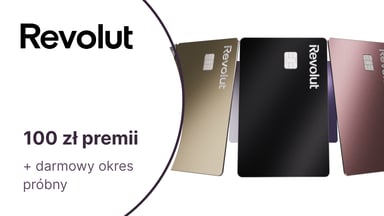 100 zł premii i darmowy okres próbny dla nowych klientów Revoluta