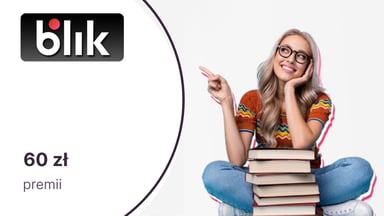 60 zł moneyback za skorzystanie z Blik Płacę Później w księgarniach Matras lub Znak dla klientów Banku Millennium i VeloBanku