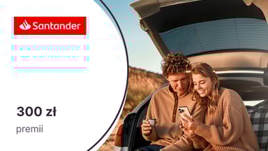 Nawet 300 zł premii za ubezpieczenie samochodu z Santander Bank Polska