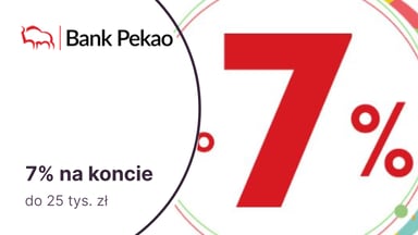 Do 7% na Koncie Oszczędnościowym w Banku Pekao