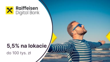 5,5% na Lokacie Dla Ciebie w Raiffeisen Digital Banku