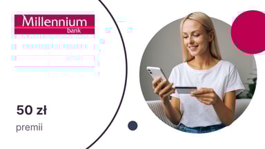 50 zł za dodanie karty płatniczej do Google Pay dla klientów Banku Millennium