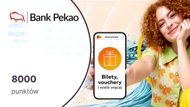 8000 punktów (100 zł) w Bezcennych Chwilach z kartą debetową Banku Pekao