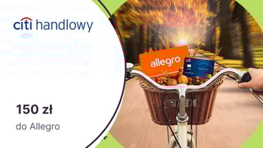 Do 150 zł do Allegro za Przelew na raty dla posiadaczy kart kredytowych Citibanku. Akcja dla zaproszonych