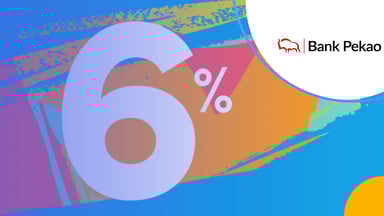 Konto Oszczędnościowe na 6% w Banku Pekao do 100 tys. zł