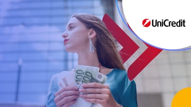 Lokata walutowa w UniCredit (dawniej Aion Banku): do 1,3% dla EUR i nawet 2,7% dla USD