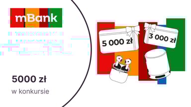 5000 zł na zakupy w konkursie z nagrodami od mBanku