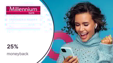 Do 25% moneyback za zakupy online dla klientów Banku Millennium