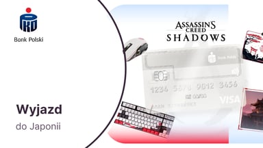 Dwuosobowy wyjazd na 6 dni do Japonii w konkursie z Przejrzystą kartą kredytową Visa banku PKO BP