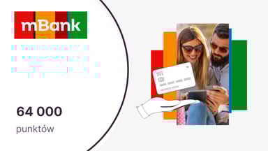 Do 64 000 punktów (800 zł) w programie Bezcenne Chwile z kartą kredytową Mastercard od mBanku