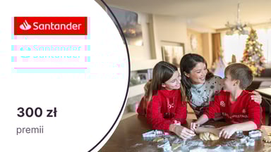 Nawet 300 zł za Konto Santander dla młodych (7-17 l.) w Santander Bank Polska