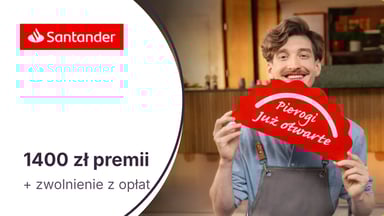 Do 1400 zł premii w promocji Konta Firmowego Online w Santander Bank Polska