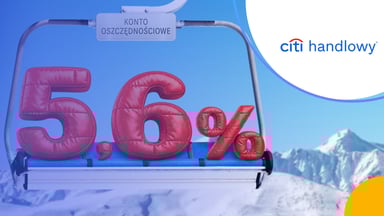Konto Oszczędnościowe na 5,6% do 100 000 zł w Citi Handlowym