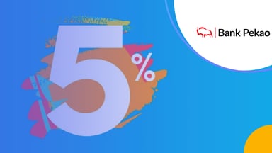 Konto Oszczędnościowe na 5% w Banku Pekao do 100 tys. zł