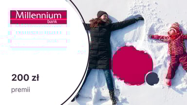 Do 200 zł na eKarcie goodie za Konto 360° Junior w Banku Millennium