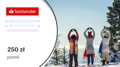 250 zł premii za Konto Santander dla młodych (7-17 l.) i cel oszczędnościowy w Santander Bank Polska
