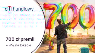 Do 700 zł premii za DARMOWE CitiKonto w Citibanku