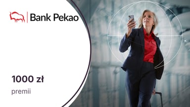 1000 zł w gotówce z Kontem Świat Premium i Kartą Kredytową z Żubrem + 5% dla oszczędności w Pekao