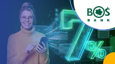 Konto Oszczędnościowe Cyfrowy Zysk w BOŚ Banku: 7% do 15 tys. zł